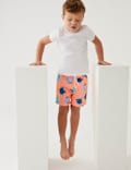 Fish Print Swim Shorts (2-8 Yrs)