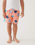 Fish Print Swim Shorts (2-8 Yrs)