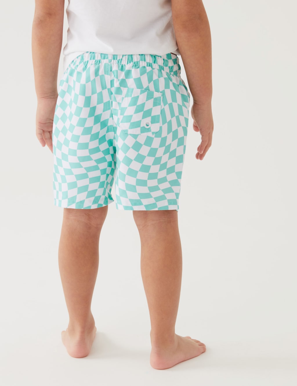 Checked Swim Shorts (2-8 Yrs) image 5