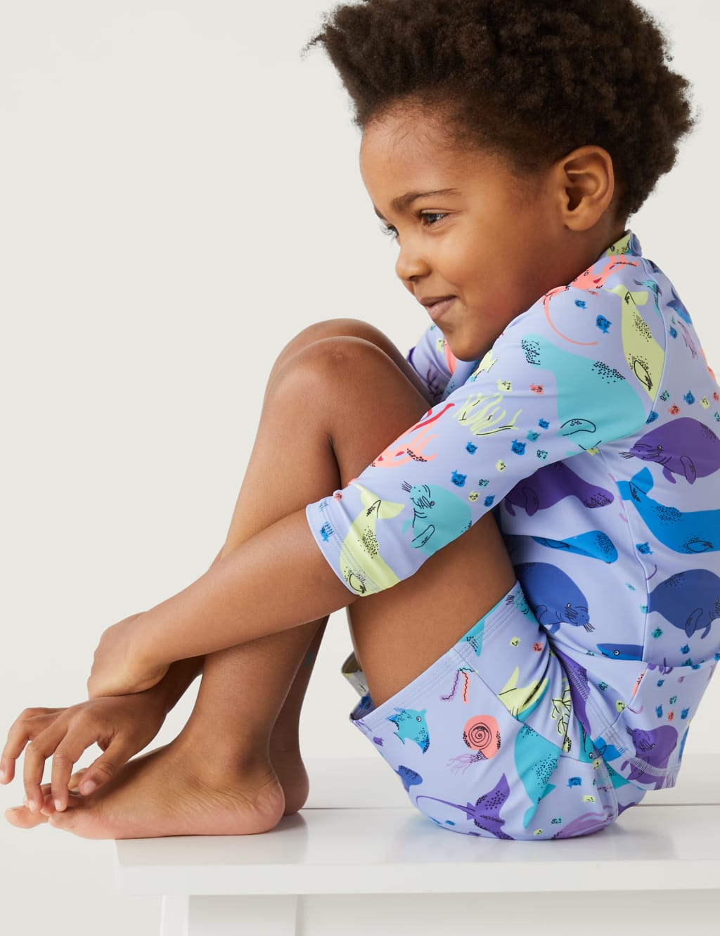 2pk Sea Creatures Swim Trunks image 3
