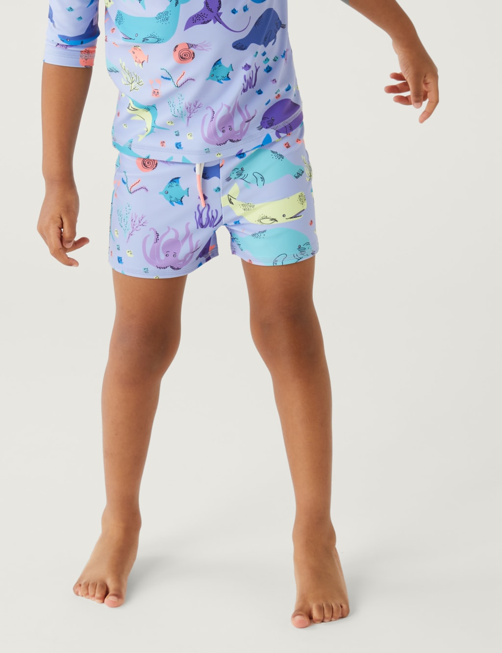2pk Sea Creatures Swim Trunks image 5