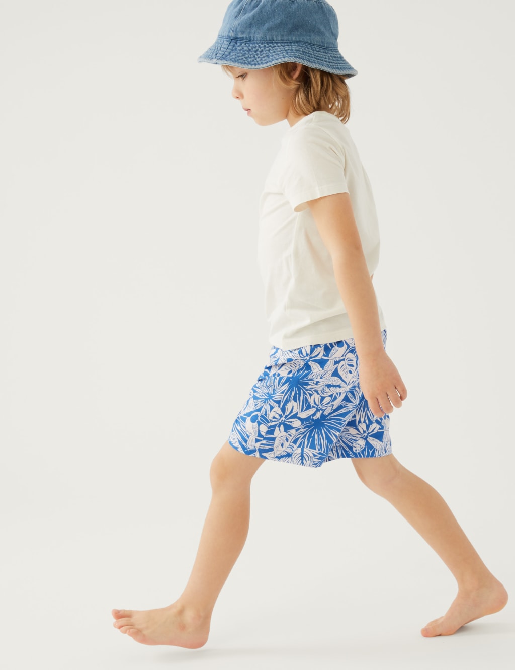 Mini Me Tropical Swim Shorts (2-7 Yrs) image 1