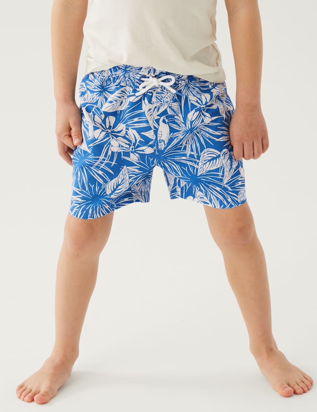 Mini Me Tropical Swim Shorts (2-7 Yrs) image 2