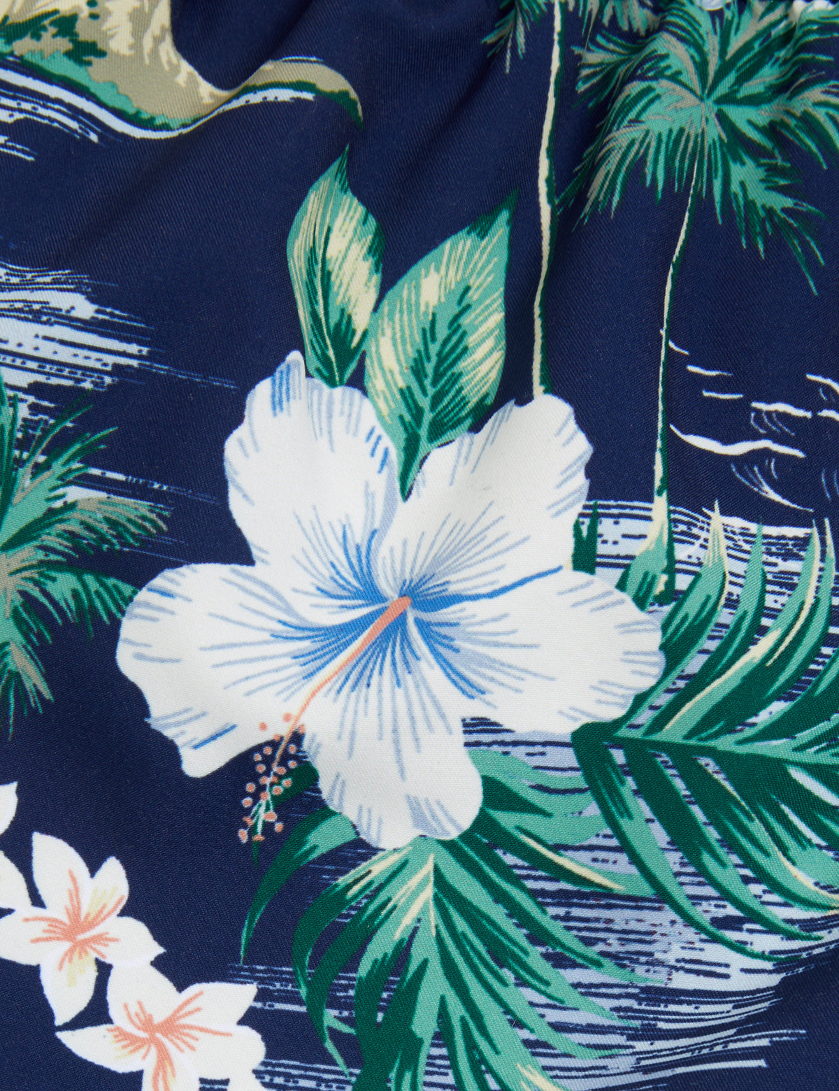 Hawaiian Print Swim Shorts (2-8 Yrs)
