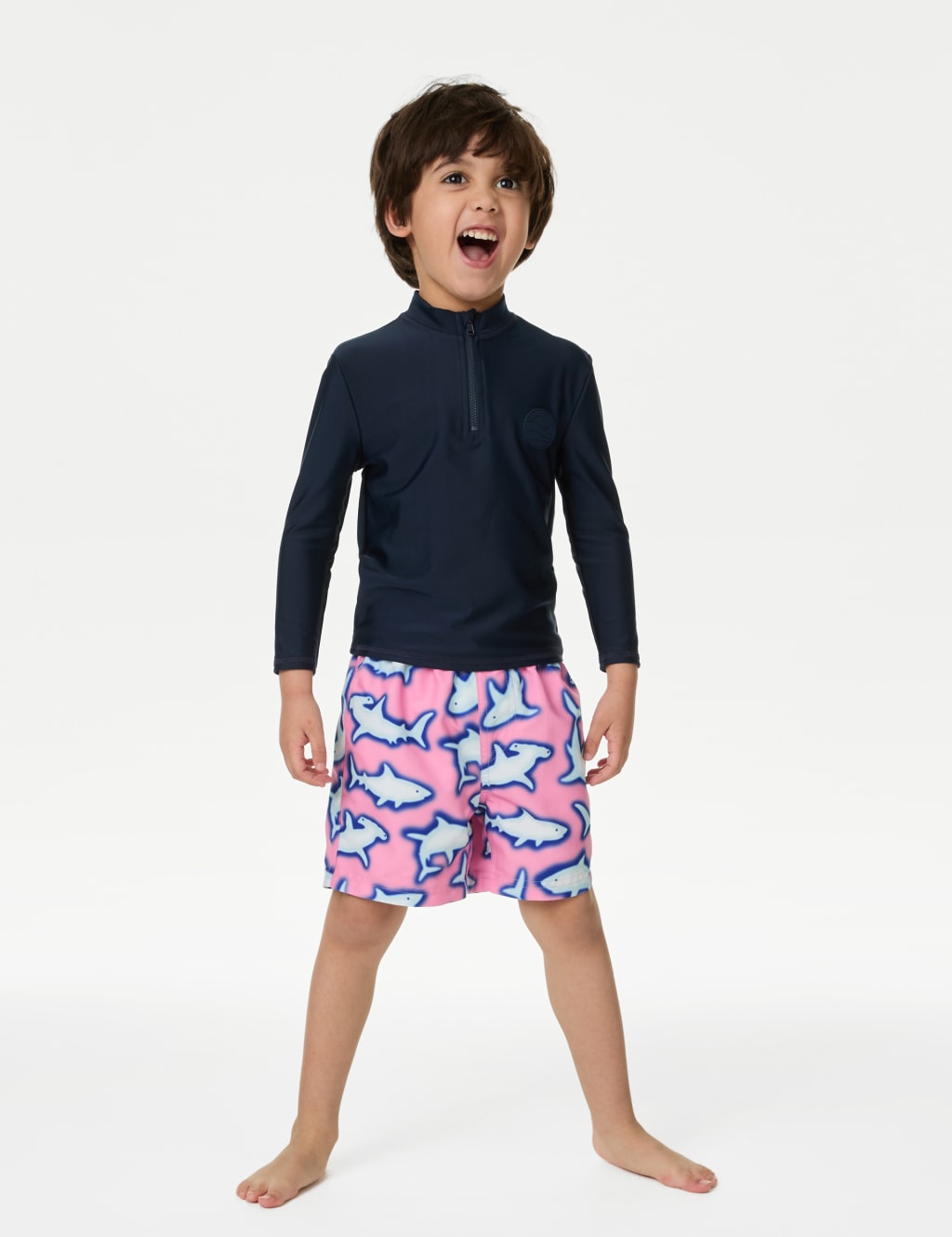 Shark Swim Shorts (2-8 Yrs)