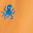 Octopus Embroidered Swim Shorts (2-8 Yrs) - orange