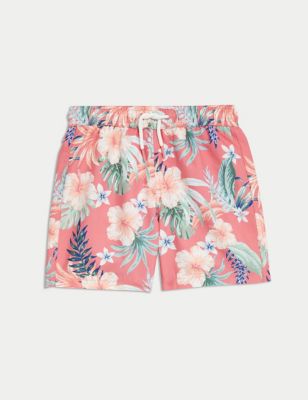 Hibiscus Print Swim Shorts (2-8 Yrs)