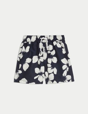 Mini Me Floral Swim Shorts (2-8 Yrs)