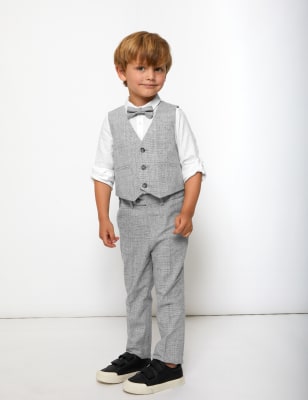 grey baby suits for weddings