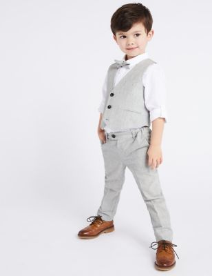 4 Piece Suit Outfit (3 Months - 7 Years) | M&S