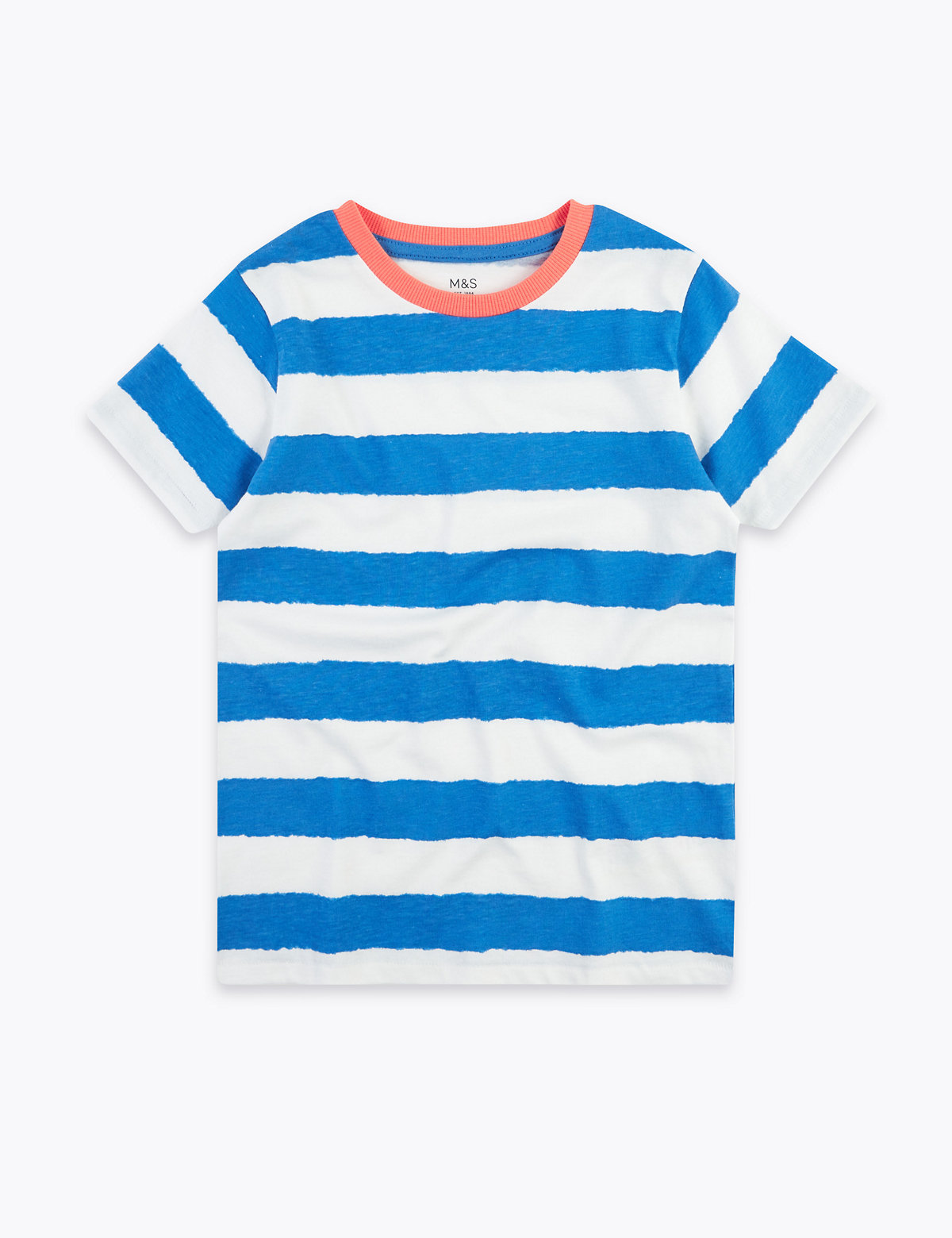 Pure Cotton Striped T-Shirt (2-7 Yrs)