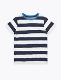 Pure Cotton Striped T-Shirt (2-7 Yrs)