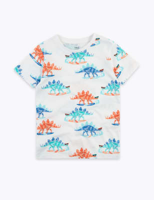 dinosaur print t shirt