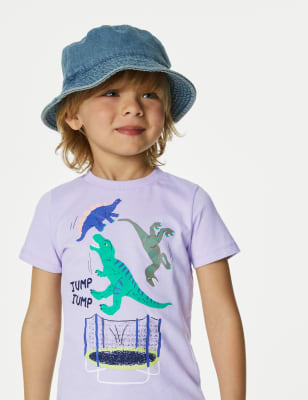 Pure Cotton Dinosaur T-Shirt