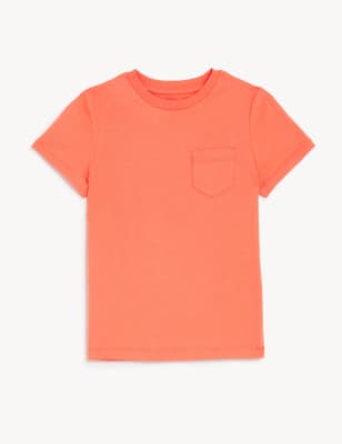 Pure Cotton Plain T-Shirt (2-7 Yrs)
