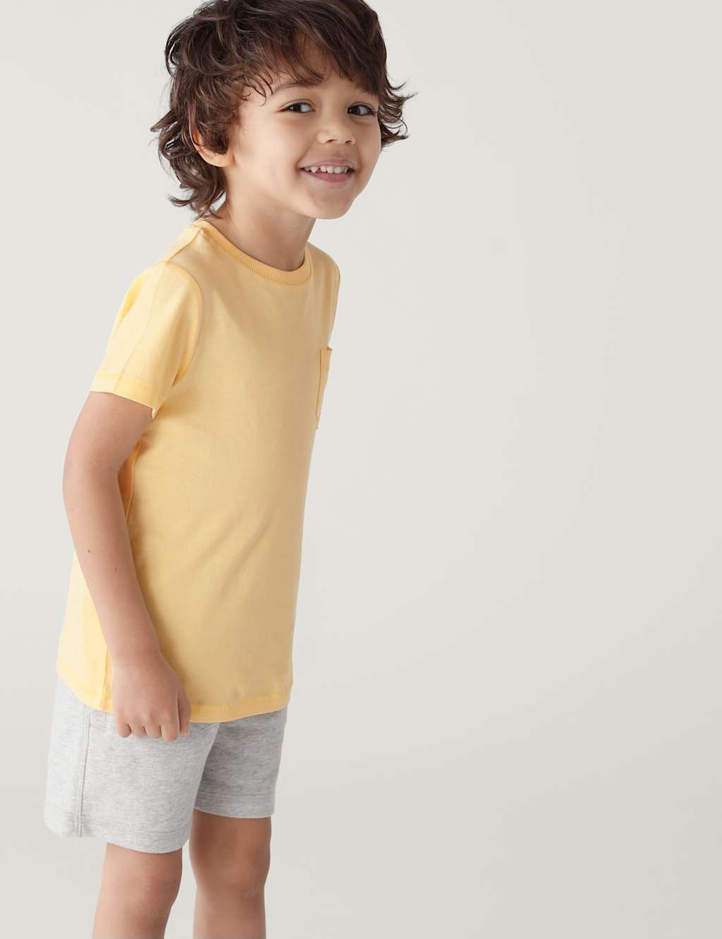 Pure Cotton Plain T-Shirt (2-7 Yrs) image 2