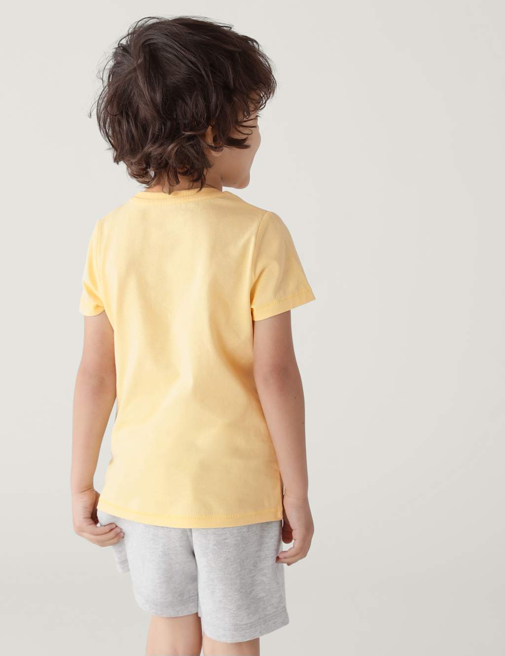 Pure Cotton Plain T-Shirt (2-7 Yrs) image 3