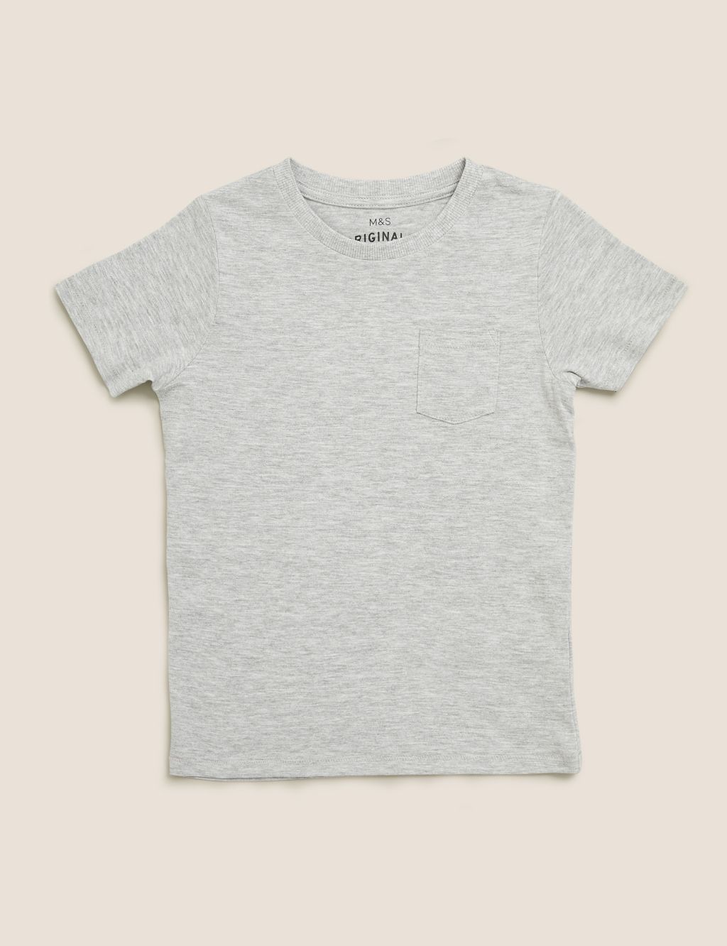 Pure Cotton Plain T-Shirt (2-7 Yrs)