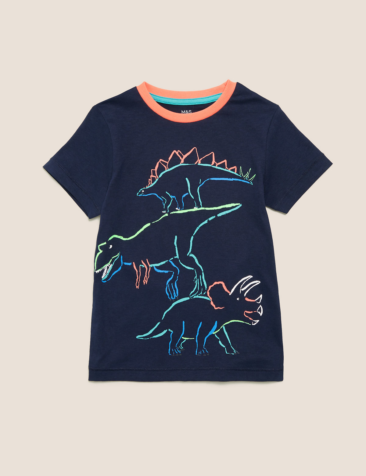 Organic Cotton Dinosaur T-Shirt (2-7 Yrs)