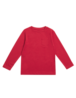 

Boys M&S Collection Pure Cotton Plain Top (2-7 Yrs) - Brick, Brick