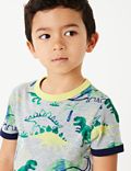 2 Piece Cotton Dinosaur Outfit (2-7 Yrs)