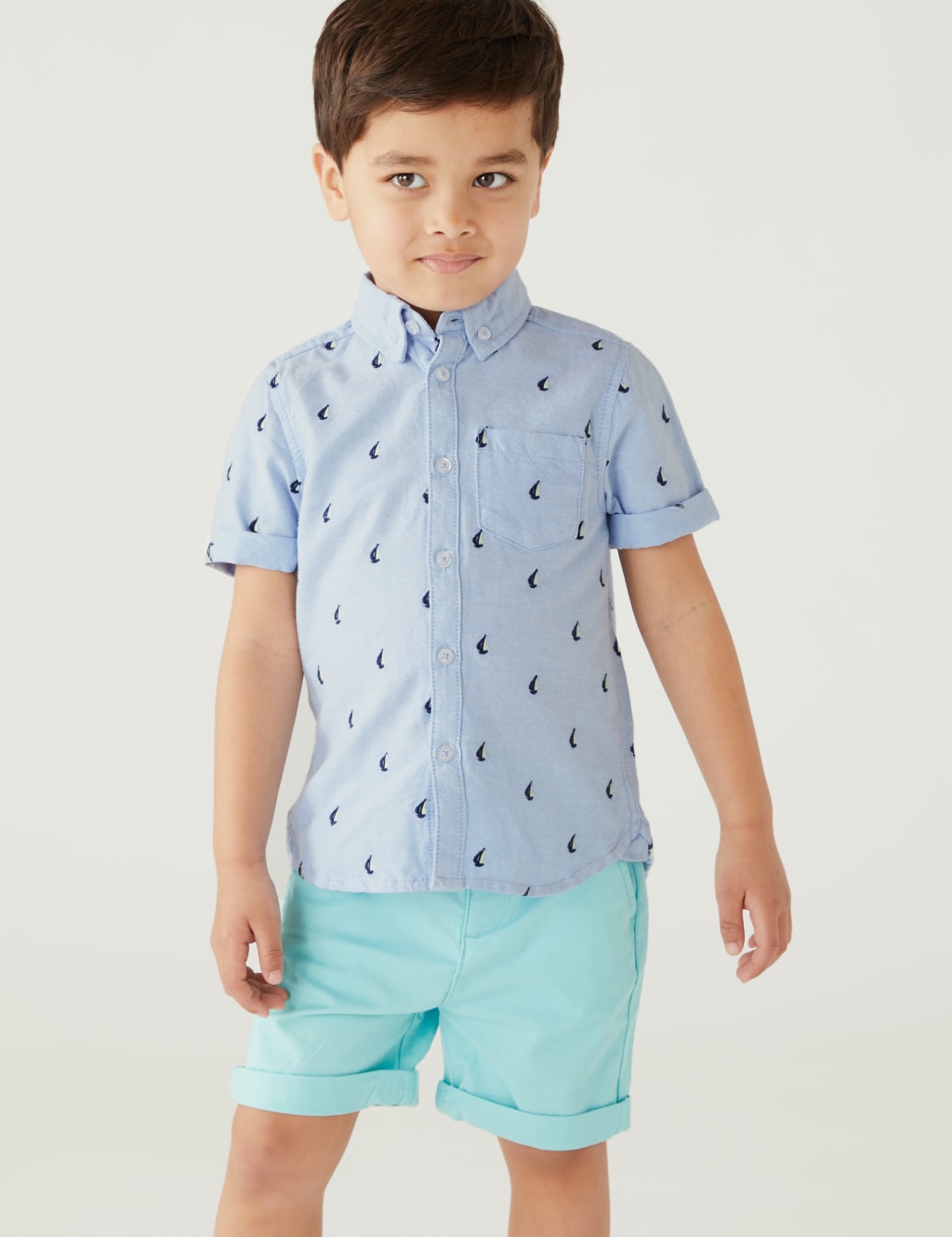 Pure Cotton Top & Bottom Outfit (2-8 Yrs) image 2
