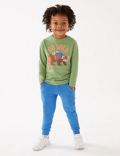 Pure Cotton Red Panda Top (2-7 Yrs)