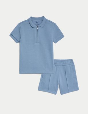 Polo Shirt And Shorts Set (2-8 Yrs)