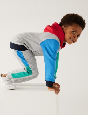 

M&S Collection 2-teiliges Outfit (Oberteil und Hose) mit hohem Baumwollanteil (2-8 Jahre) - Multi, Multi