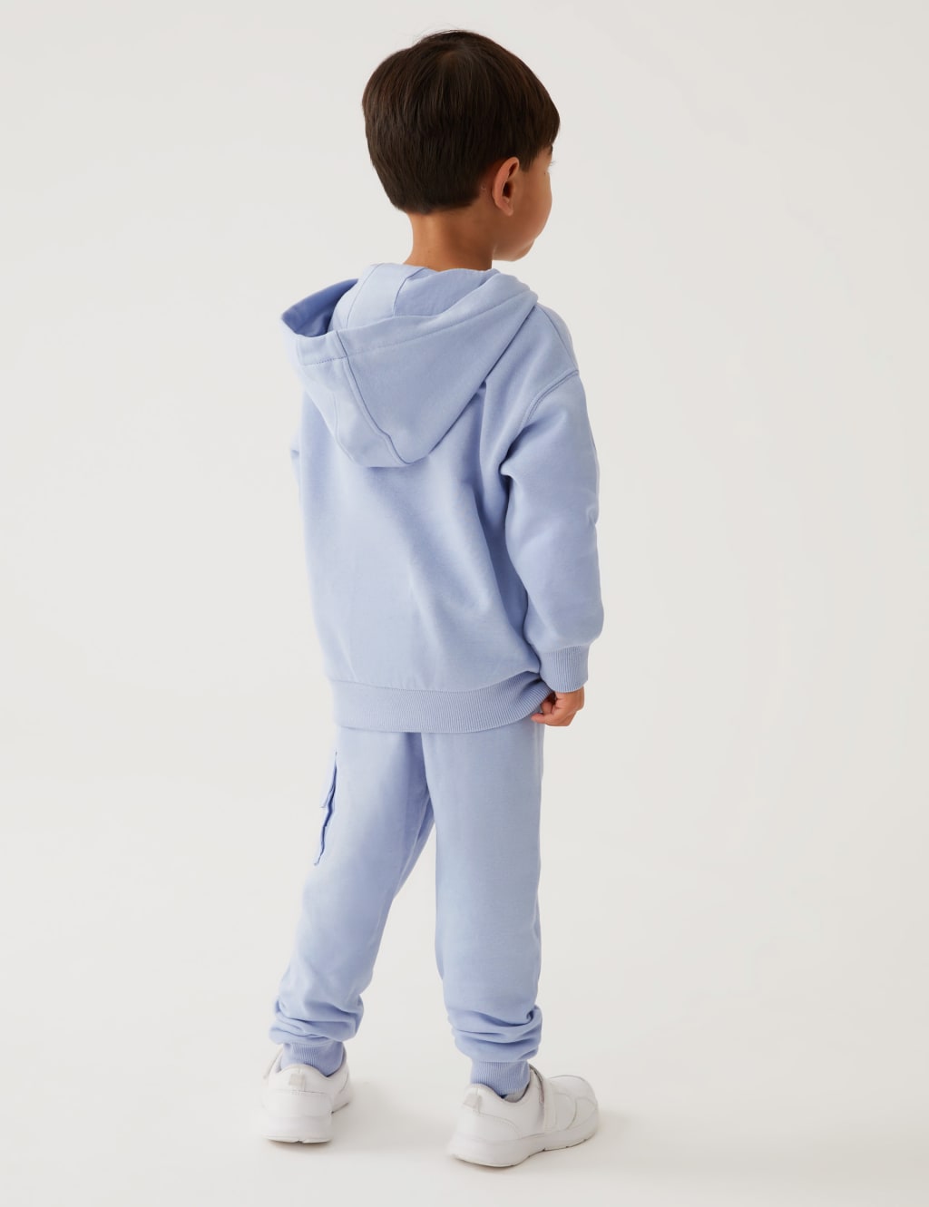 Cotton Rich Hooded Top & Bottom Outfit (2-8 Yrs) image 3