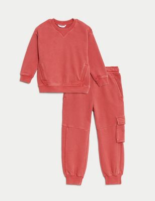 2pc Cotton Rich Sweatshirt & Joggers Outfit (2-8 Yrs)