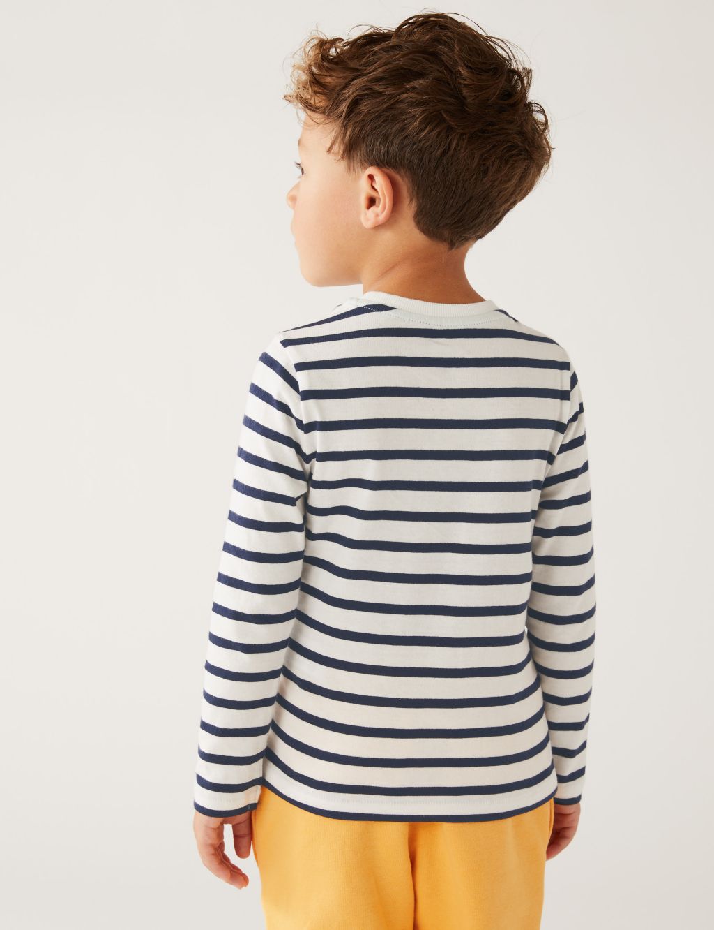 Pure Cotton Striped Shooting Star Top (2-8 Yrs) image 3