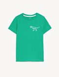 Pure Cotton Dinosaur Print T-Shirt