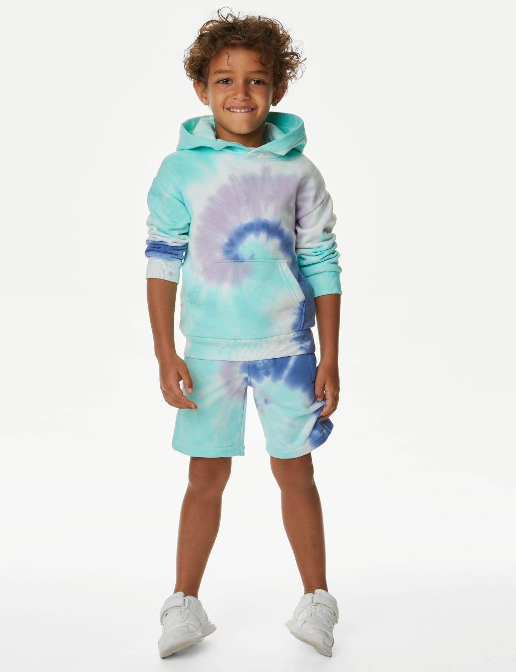 2pc Cotton Rich Tie Dye Top & Bottom Outfit (2-8 Yrs) image 1