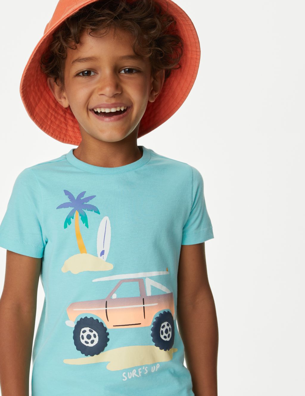 Pure Cotton Beach Buggy T-Shirt (2-8 Yrs) image 1