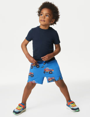 

Boys M&S Collection Cotton Rich Transport Top & Bottom Outfit (2-8 Yrs) - Multi, Multi
