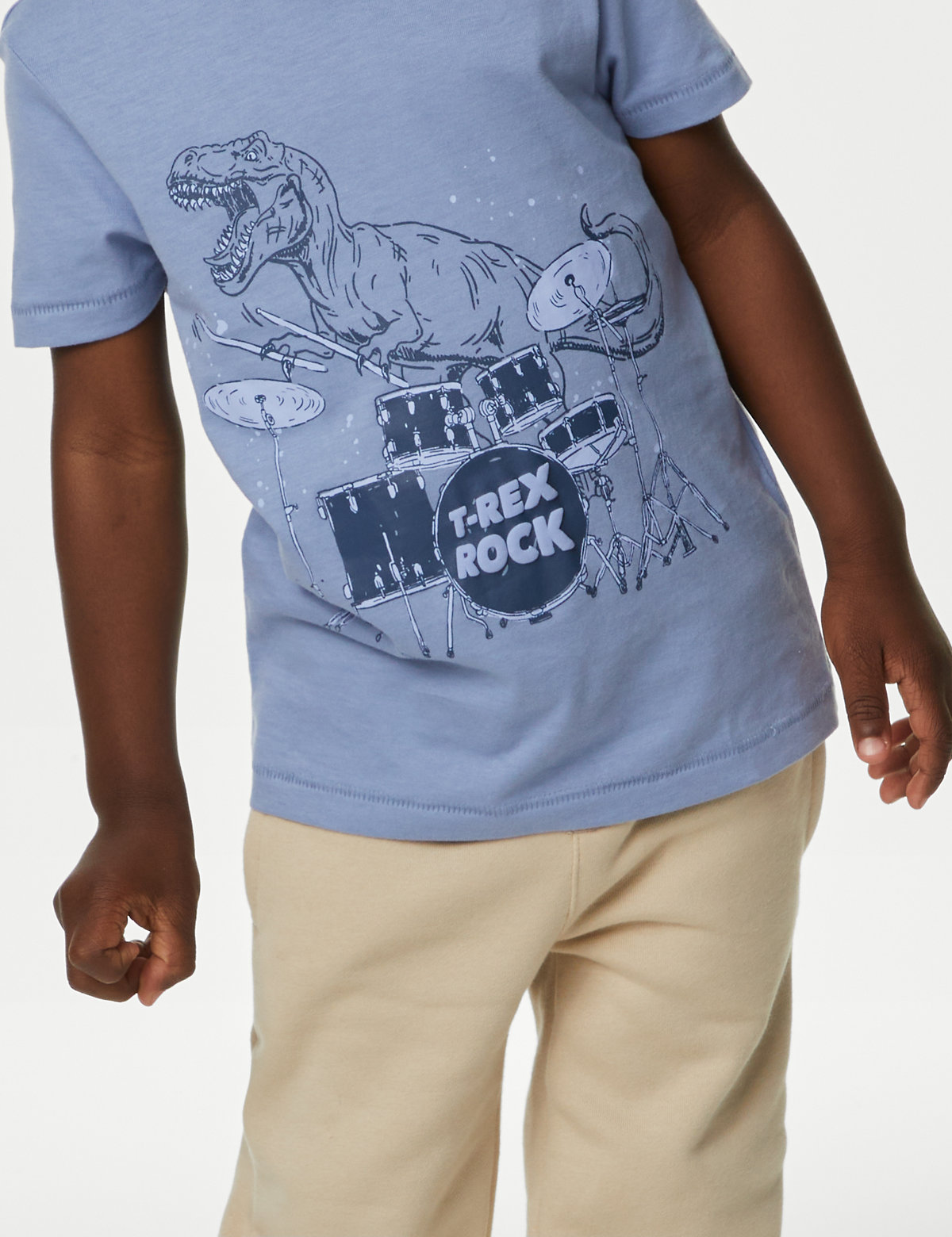Pure Cotton Dinosaur T-Shirt (2 - 8 Yrs)