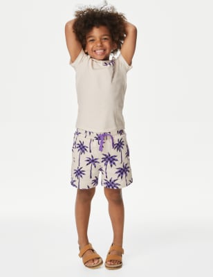 

Boys M&S Collection 2pc Pure Cotton Palm Tree Outfit (2-8 Yrs) - Cream Mix, Cream Mix