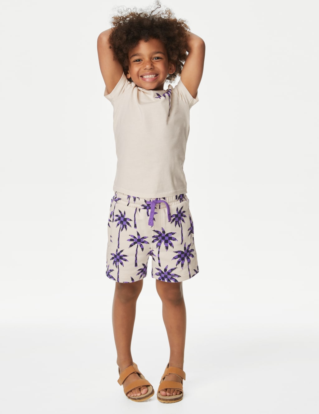 2pc Pure Cotton Palm Tree Outfit (2-8 Yrs) image 1