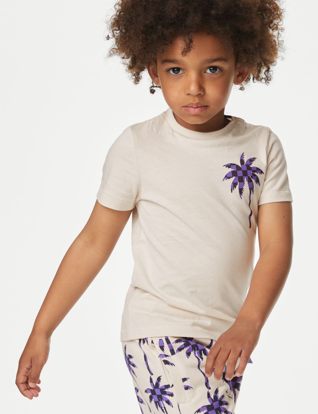 2pc Pure Cotton Palm Tree Outfit (2-8 Yrs) image 2