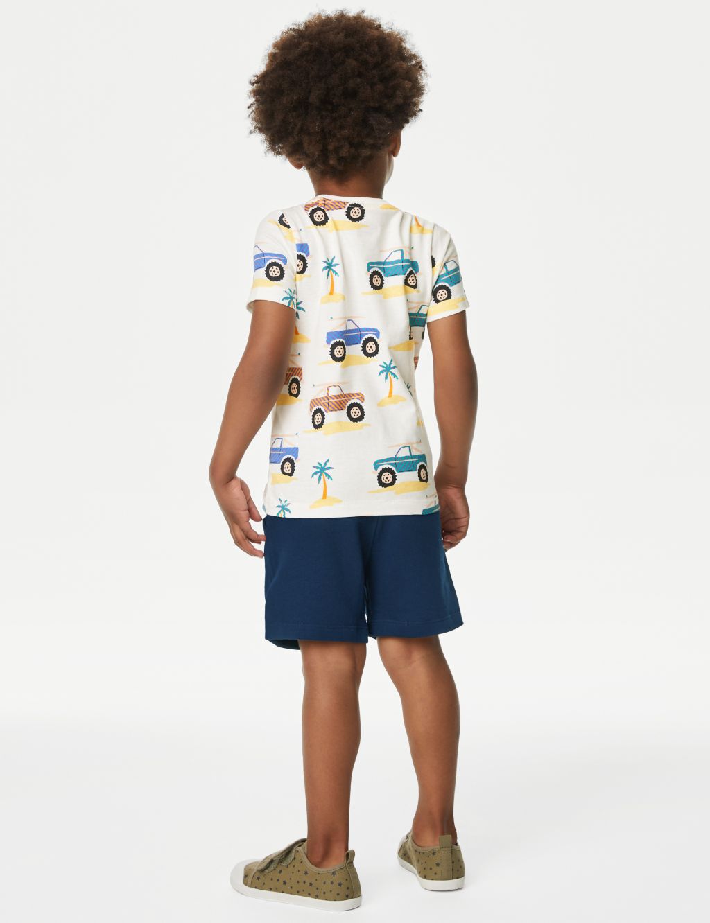 Pure Cotton Beach Truck Top & Bottom Outfit (2-8 Yrs) image 3