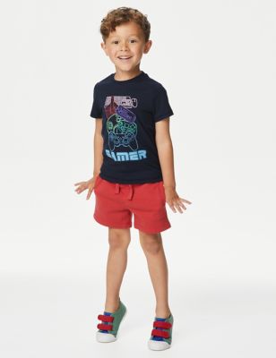 2pc Pure Cotton Gamer Outfit (2-8 Yrs)