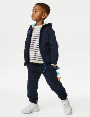 Cotton Rich Dinosaur Top & Bottom Outfit (2-8 Yrs) | M&S Collection | M&S