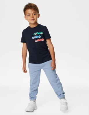 

Boys M&S Collection Pure Cotton Car T-Shirt (2-8 Yrs) - Navy, Navy