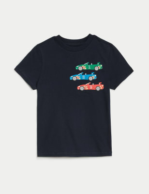 Pure Cotton Car T-Shirt (2-8 Yrs)