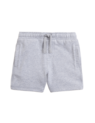 

Boys M&S Collection Cotton Rich Shorts (2-7 Yrs) - Grey Marl, Grey Marl