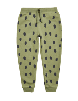 

Boys M&S Collection Cotton Rich Dash Print Joggers (2-7 Yrs) - Khaki Mix, Khaki Mix