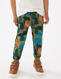 Cotton Rich Forest Print Joggers (2-7 Yrs)