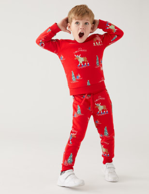 Boys outlet christmas joggers