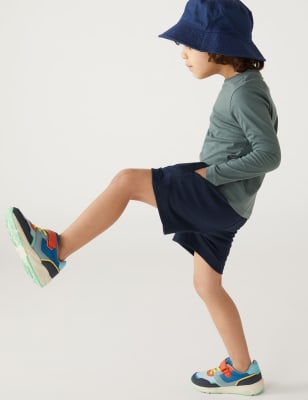 Cotton Rich Plain Shorts (2-8 Yrs) - HR